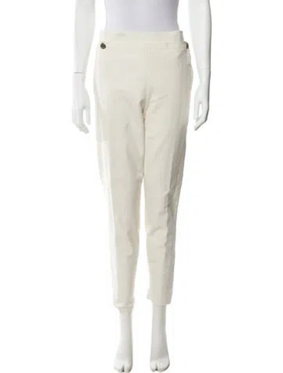 Pre-owned Halston Heritage Skinny Leg Pants In Neutral
