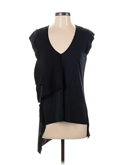 Pre-owned Halston Heritage Sleeveless Blouse In Black