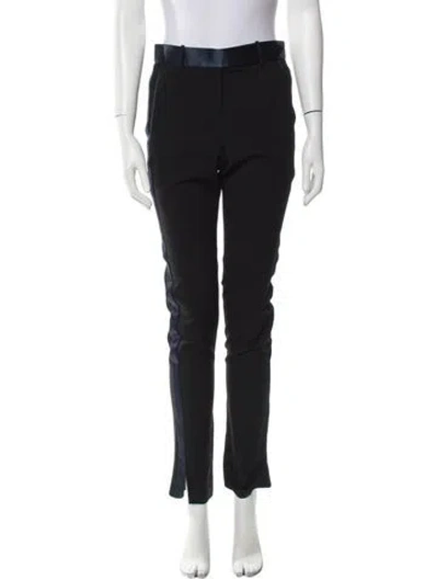 Pre-owned Halston Heritage Straight Leg Pants In Black