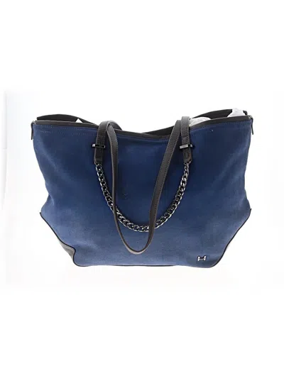 Pre-owned Halston Heritage Tote Bag In Blue