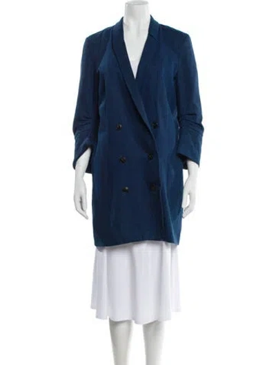 Pre-owned Halston Heritage Vest In Blue