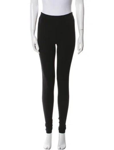 Pre-owned Halston Heritage Wide Leg Pants In Black