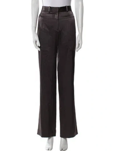 Pre-owned Halston Heritage Wide Leg Pants In Gray