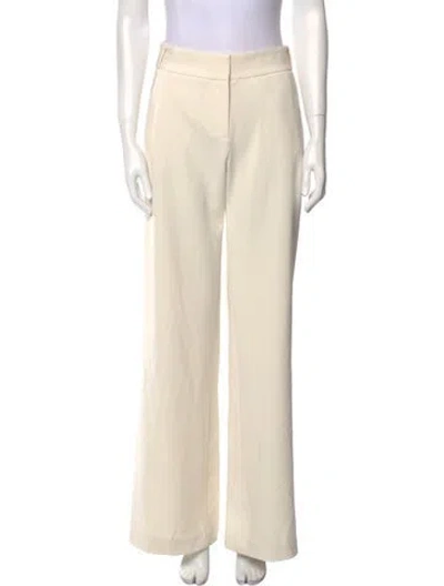 Pre-owned Halston Heritage Wide Leg Pants In Neutral