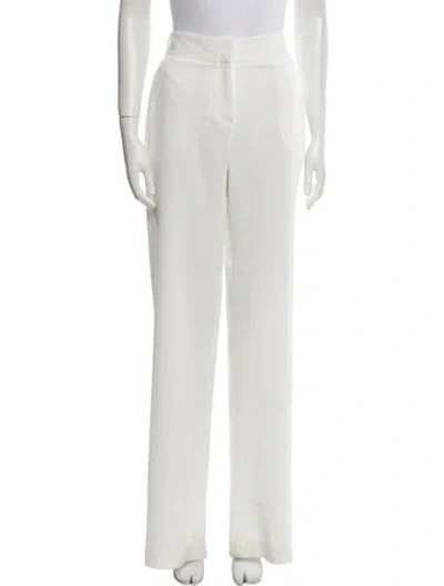 Pre-owned Halston Heritage Wide Leg Pants W/ Tags In White