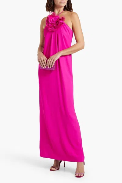 Halston Heritage Women's Onika Gown In Crepe Candy Pink