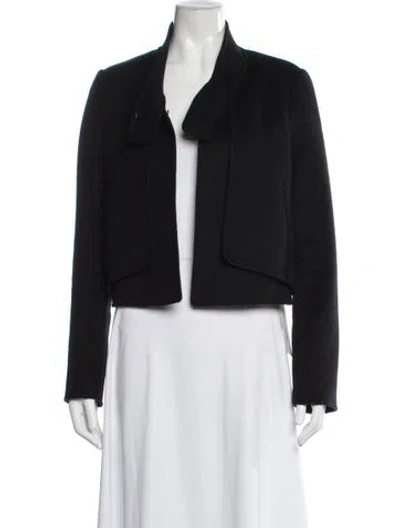 Pre-owned Halston Heritage Wool Jacket In Black