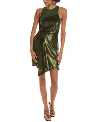 Halston Ida Cocktail Dress In White