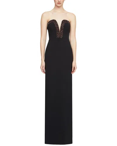 Halston Ila Gown In 199-black