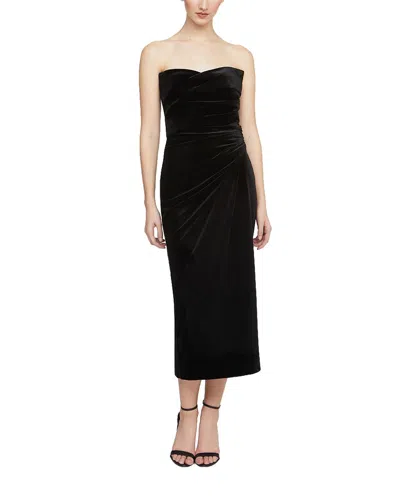 Halston Imara Mini Dress In 199-black