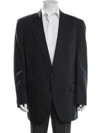Pre-owned Halston Jacket In Blue