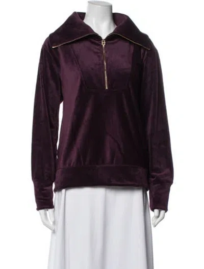 Pre-owned Halston Jacket In Purple
