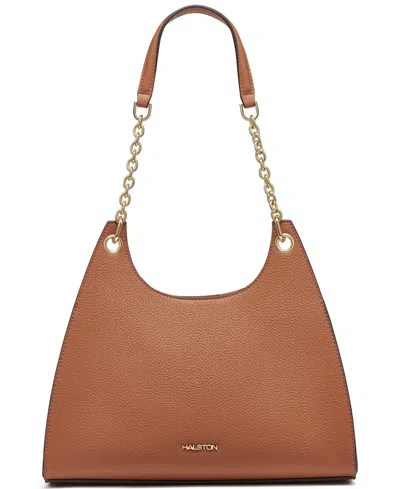 Halston Janis Mini Hobo Bag In Oak