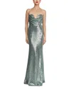 HALSTON JULIETTE DISCO JERSEY GOWN
