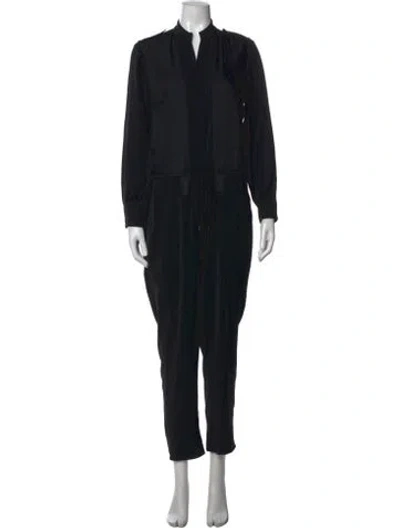 Pre-owned Halston Jumpsuit In Black
