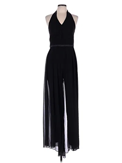 Pre-owned Halston Jumpsuit In Black
