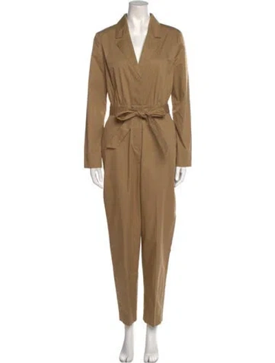 Pre-owned Halston Jumpsuit In Neutral