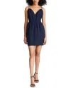 Halston Justine Stretch Crepe Mini Dress