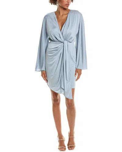 Halston Kiko Cocktail Dress In Blue