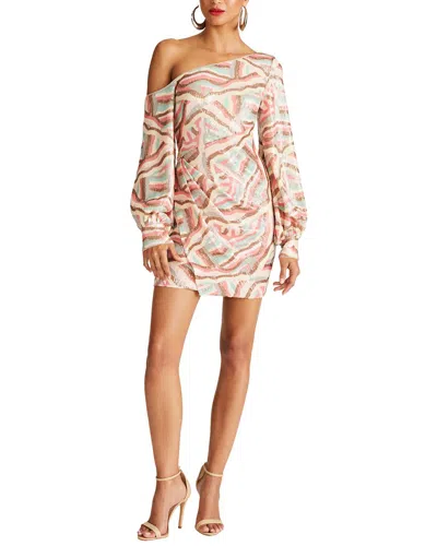 Halston Kimora Dress In Neutral
