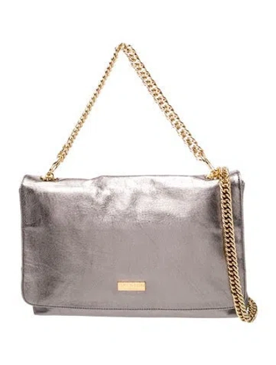 Pre-owned Halston Leather Top Handle Bag
