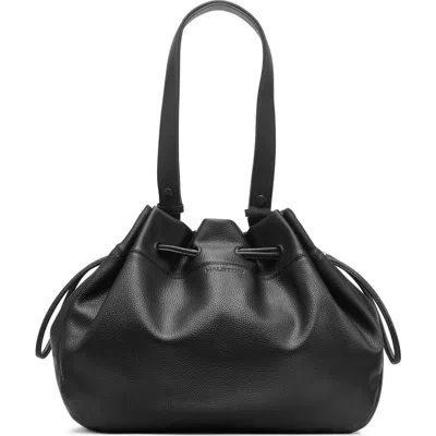Halston Lilly Large Shoulder Bag In Black