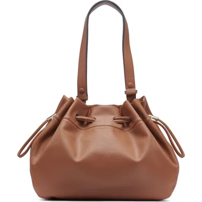 Halston Lilly Large Shoulder Bag In Oak