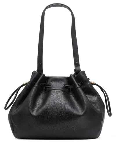 Halston Lilly Medium Shoulder Bag In Black