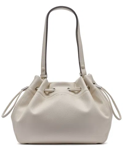 Halston Lilly Medium Shoulder Bag In  Cream