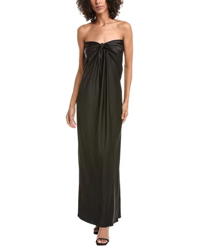 HALSTON HALSTON LISETTE SATIN GOWN