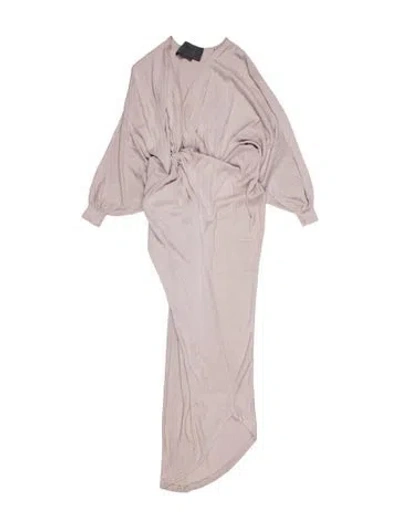 Pre-owned Halston Long Dress In Purple