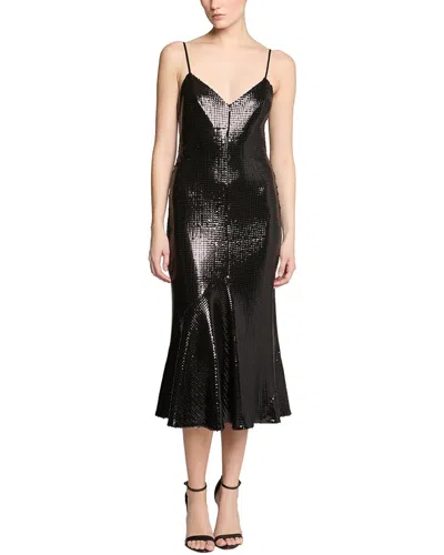 Halston Lucia Midi Dress In 199-black