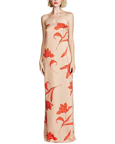 Halston Manuela Gown In Neutral