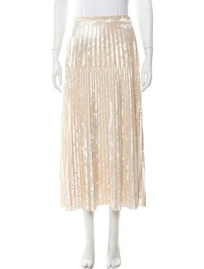 Pre-owned Halston Midi Length Skirt In Neutral