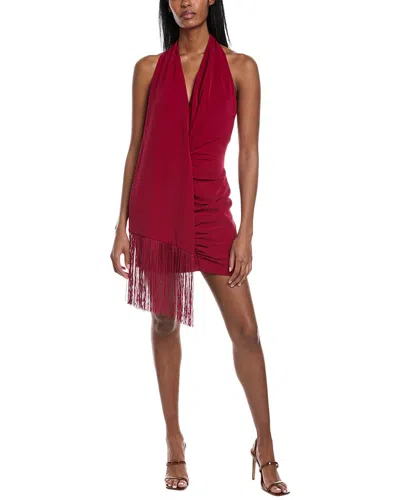 Halston Pamela Mini Dress In Red