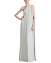 Halston Priya Knit Pleated Gown
