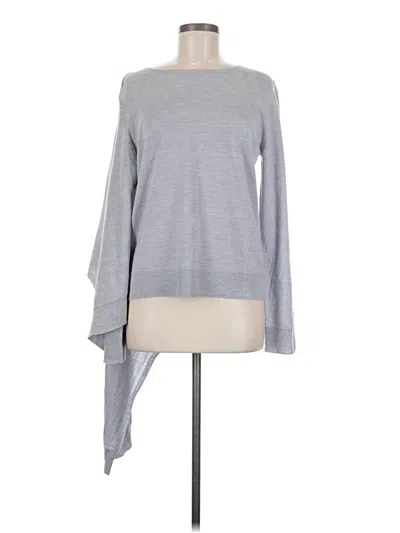 Pre-owned Halston Pullover Sweater In Gray