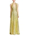 Halston Renata Sequins Gown In Marang