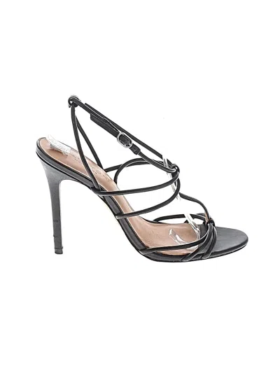 Pre-owned Halston Sandals In Gray