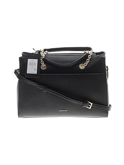 Halston Satchel In Black