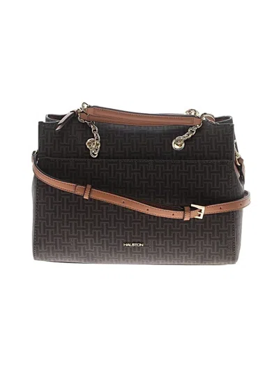Halston Satchel In Brown