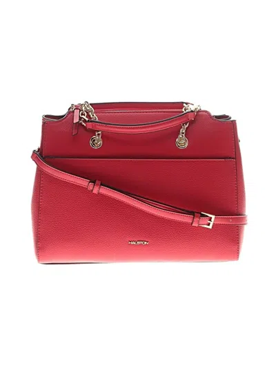 Halston Satchel In Red