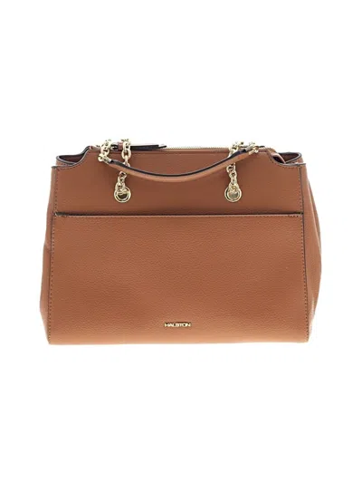 Halston Satchel In Tan