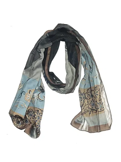 Pre-owned Halston Scarf In Black