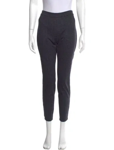 Pre-owned Halston Skinny Leg Pants In Black
