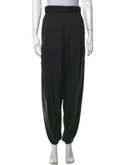 Pre-owned Halston Skinny Leg Pants In Black