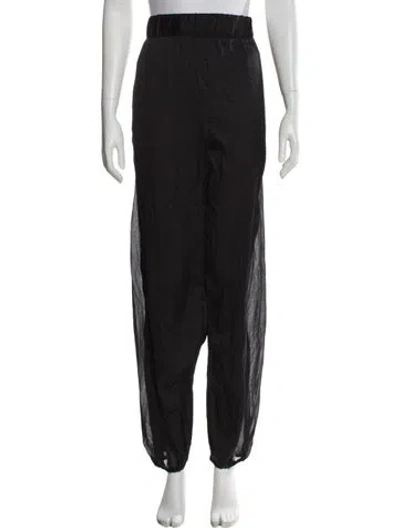 Pre-owned Halston Skinny Leg Pants In Gray