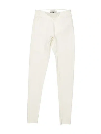 Pre-owned Halston Skinny Leg Pants In Neutrals