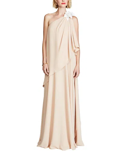 Halston Solena Gown In Neutral