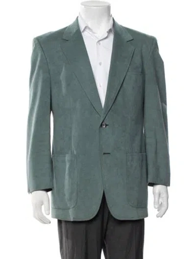 Pre-owned Halston Suit In Green